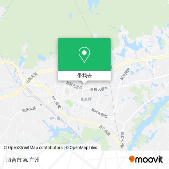 泗合市场地图