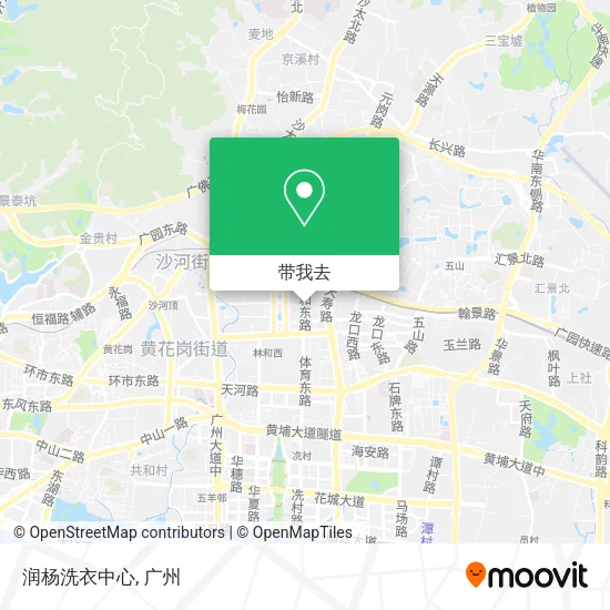 润杨洗衣中心地图