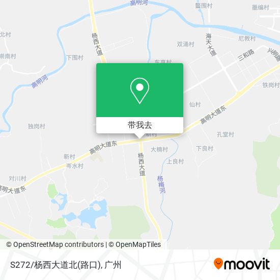 S272/杨西大道北(路口)地图