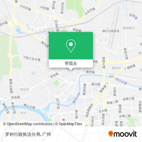 罗村行政执法分局地图