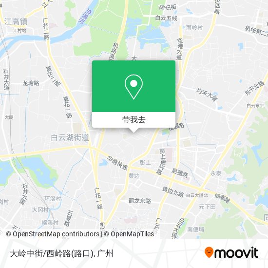 大岭中街/西岭路(路口)地图