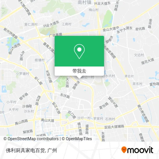 佛利厨具家电百货地图