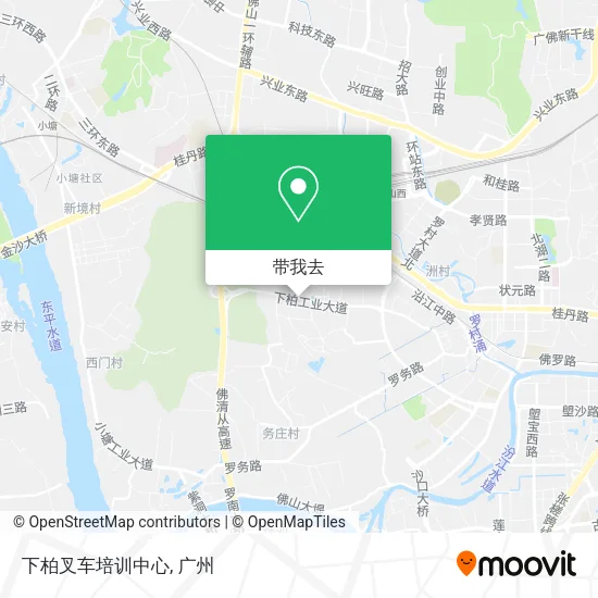 下柏叉车培训中心地图