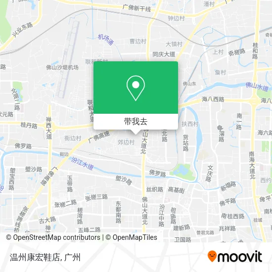 温州康宏鞋店地图
