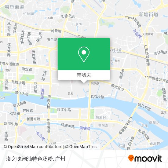 潮之味潮汕特色汤粉地图