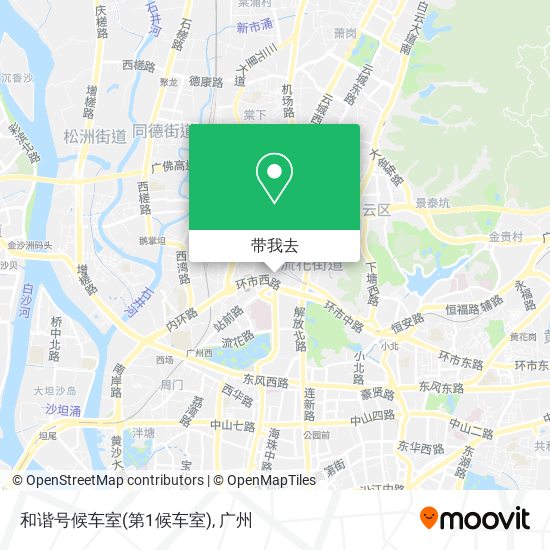 和谐号候车室(第1候车室)地图