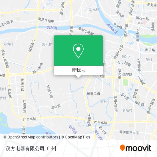 茂方电器有限公司地图