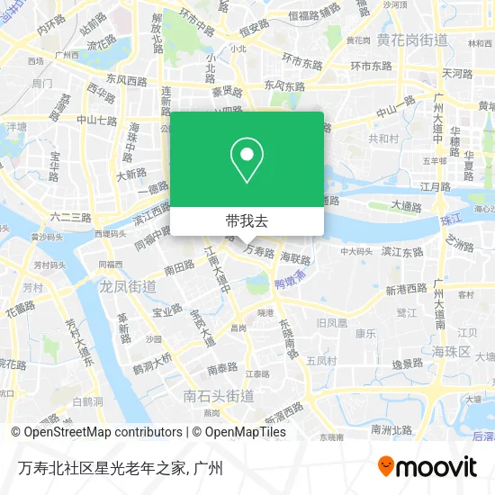 万寿北社区星光老年之家地图