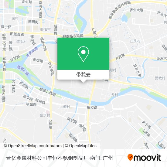 晋亿金属材料公司丰恒不锈钢制品厂-南门地图