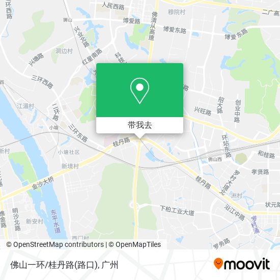 佛山一环/桂丹路(路口)地图