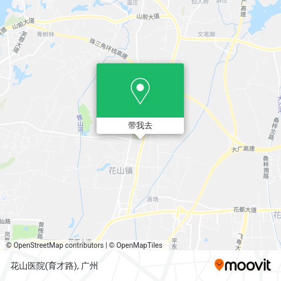 花山医院(育才路)地图