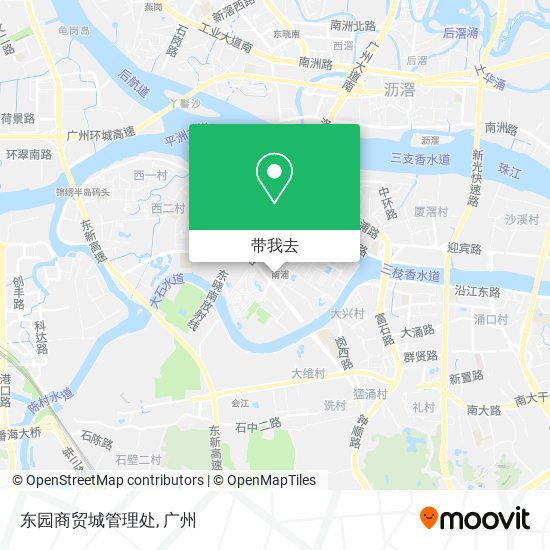 东园商贸城管理处地图