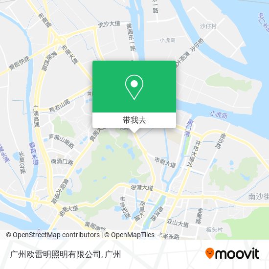 广州欧雷明照明有限公司地图