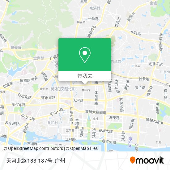 天河北路183-187号地图