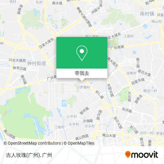 吉人玫瑰(广州)地图