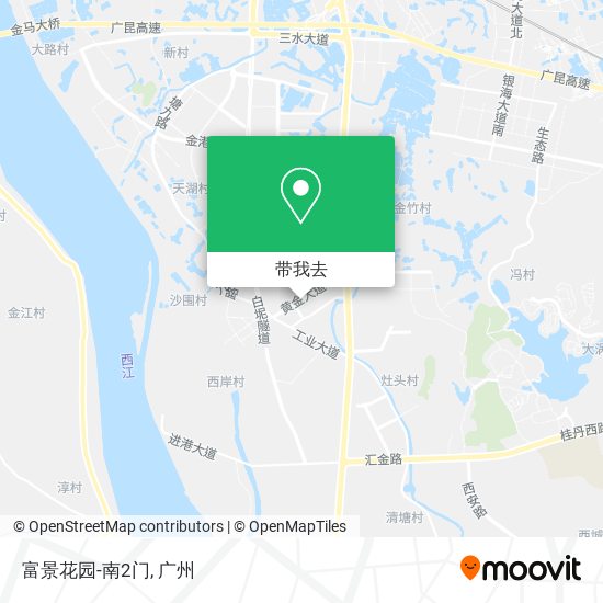 富景花园-南2门地图