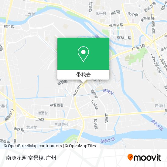 南源花园-富景楼地图