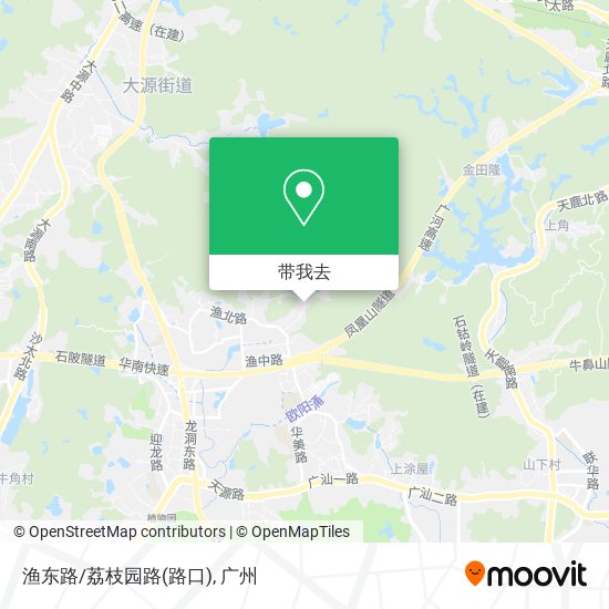 渔东路/荔枝园路(路口)地图