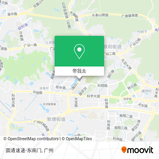 圆通速递-东南门地图
