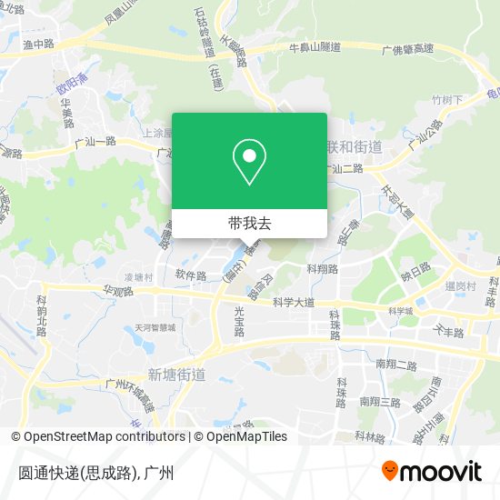 圆通快递(思成路)地图
