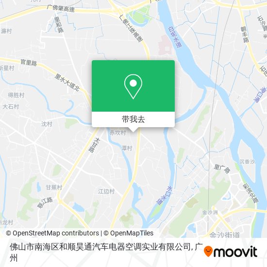 佛山市南海区和顺昊通汽车电器空调实业有限公司地图