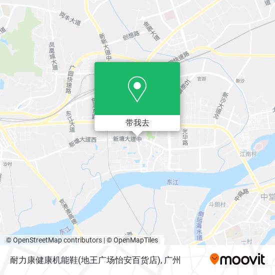 耐力康健康机能鞋(地王广场怡安百货店)地图