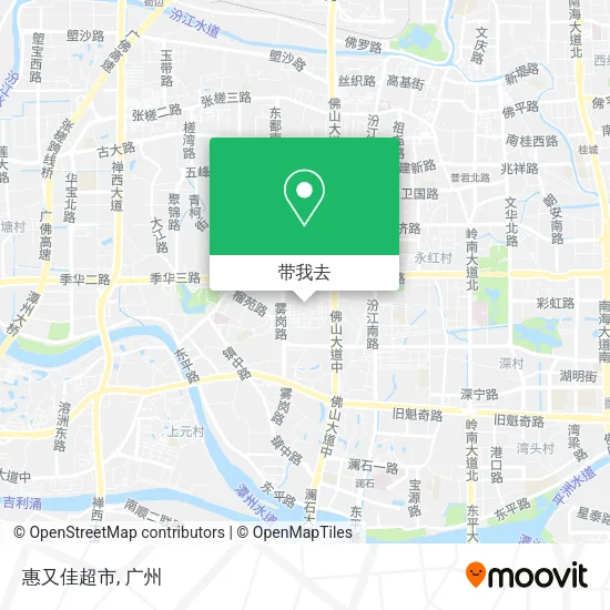 惠又佳超市地图