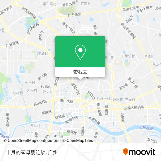 十月的家母婴连锁地图