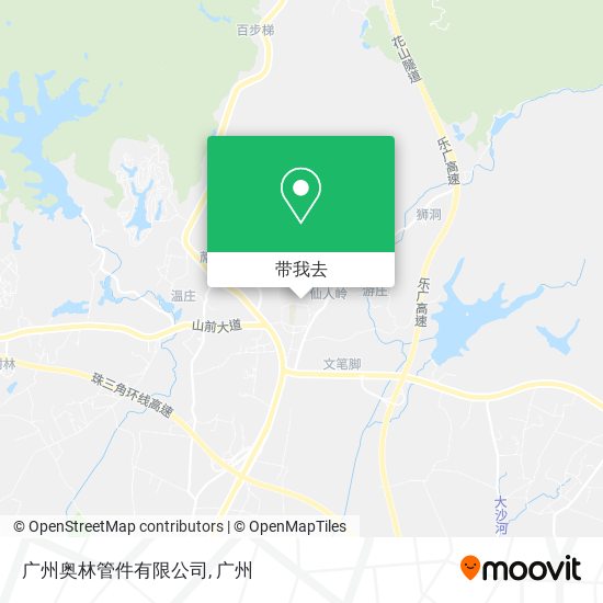 广州奥林管件有限公司地图