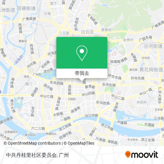 中共丹桂里社区委员会地图