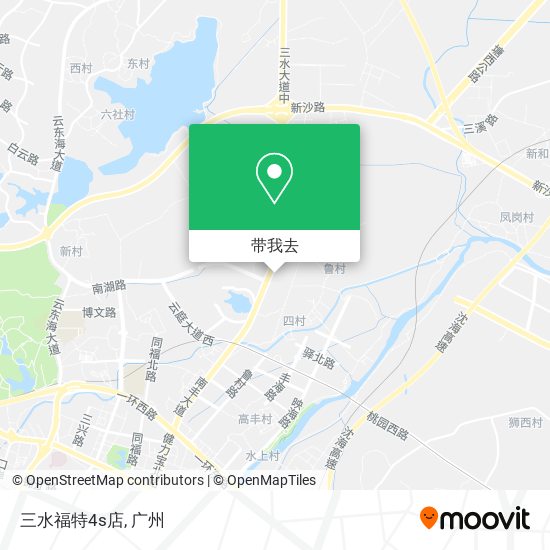 三水福特4s店地图