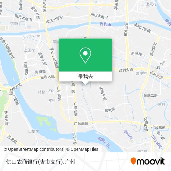 佛山农商银行(杏市支行)地图