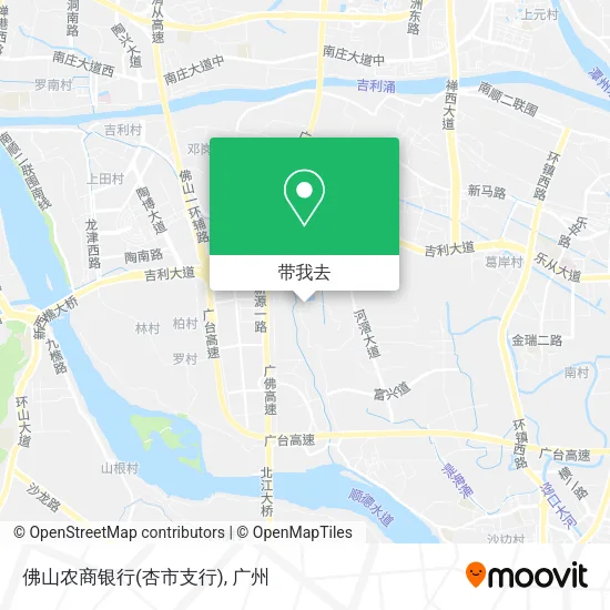 佛山农商银行(杏市支行)地图