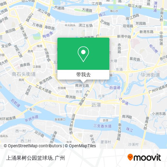 上涌果树公园篮球场地图