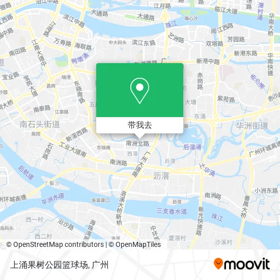 上涌果树公园篮球场地图