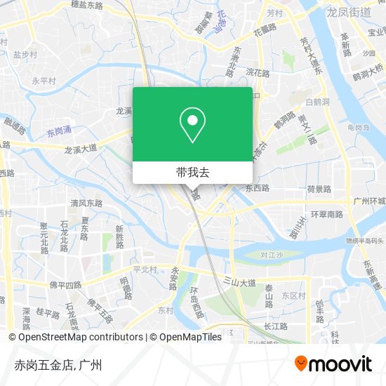 赤岗五金店地图