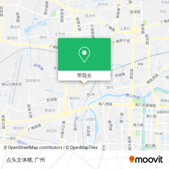点头文体楼地图
