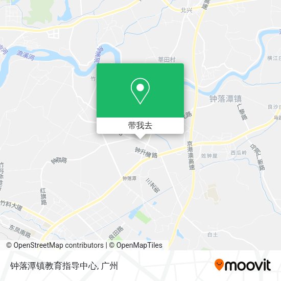 钟落潭镇教育指导中心地图
