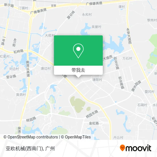 亚欧机械(西南门)地图
