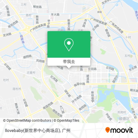 llovebaby(新世界中心商场店)地图