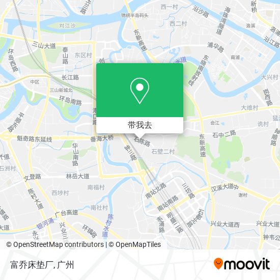 富乔床垫厂地图