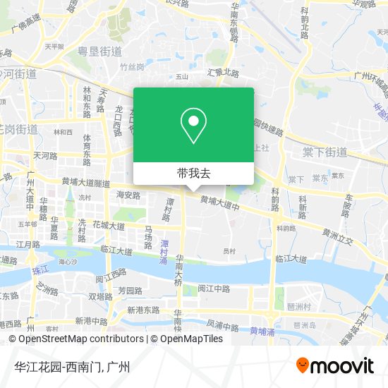 华江花园-西南门地图