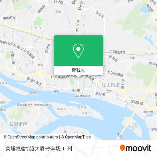 黄埔城建怡港大厦-停车场地图