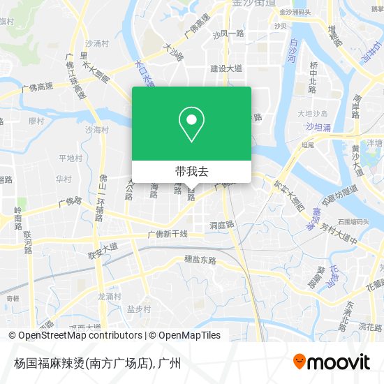 杨国福麻辣烫(南方广场店)地图