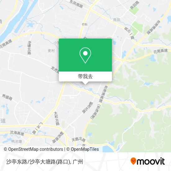 沙亭东路/沙亭大塘路(路口)地图