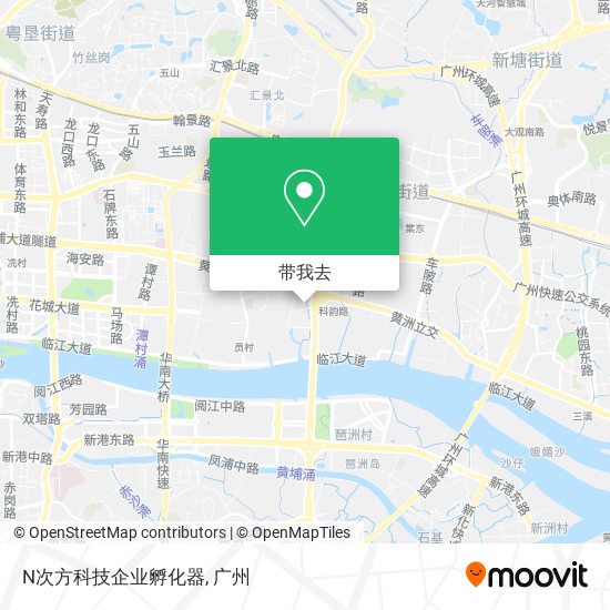 N次方科技企业孵化器地图
