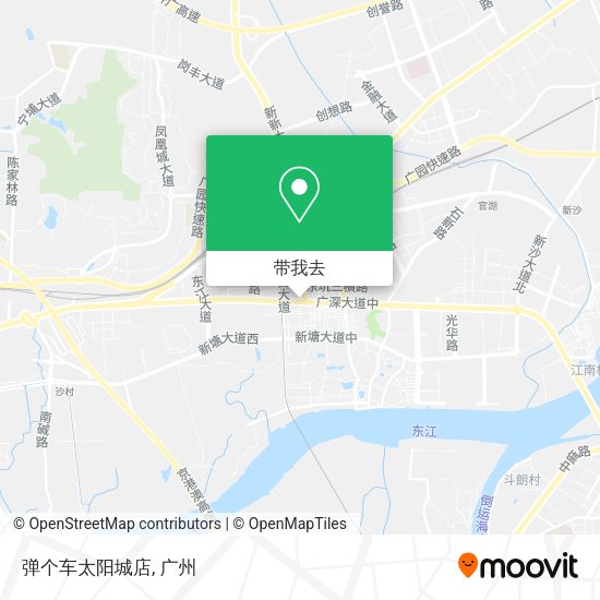 弹个车太阳城店地图