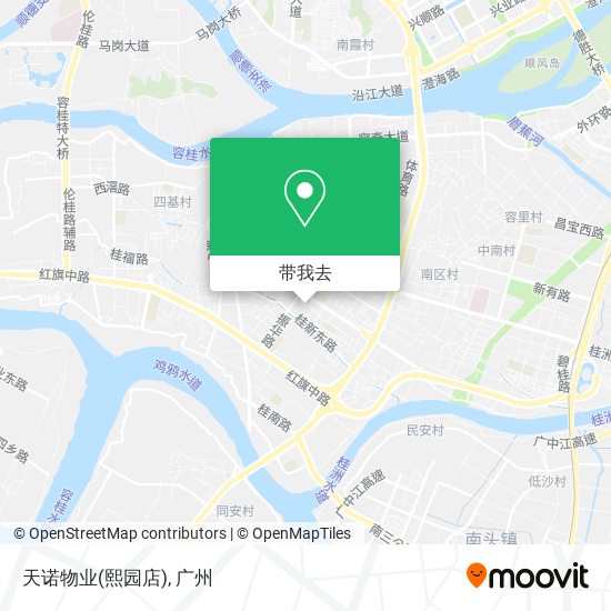 天诺物业(熙园店)地图