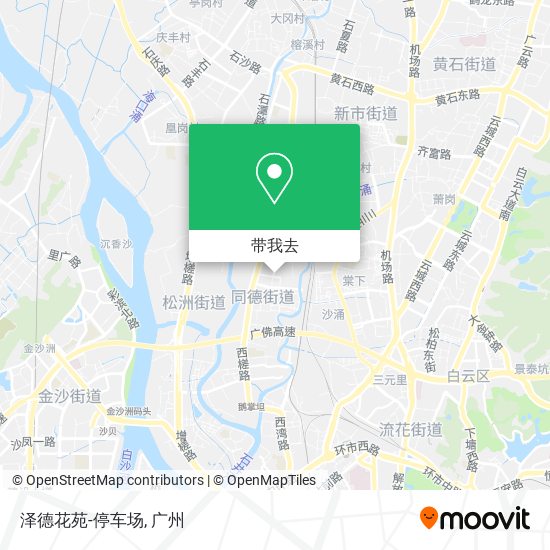 泽德花苑-停车场地图