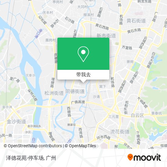 泽德花苑-停车场地图